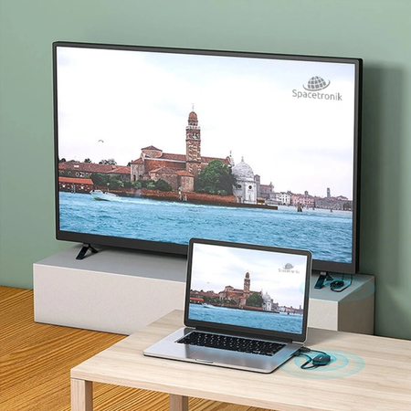 Zestaw kina domowego 16:9 Spacetronik PRS-F04 + SPH-W32 + SPA-P01B