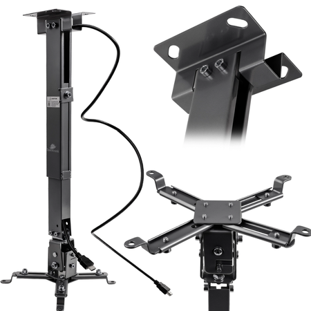 Zestaw ekran elektryczny PVC EASY VIEW uchwyt transmiter pilot