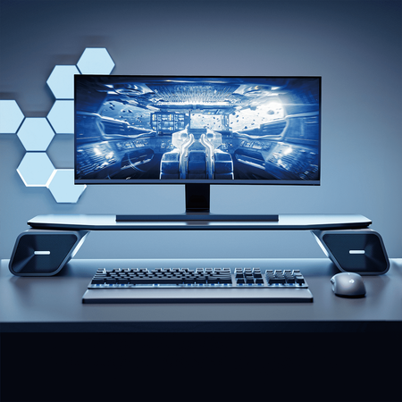 Audioständer mit Lautsprechern für 70cm Monitor - zdjęcie 2