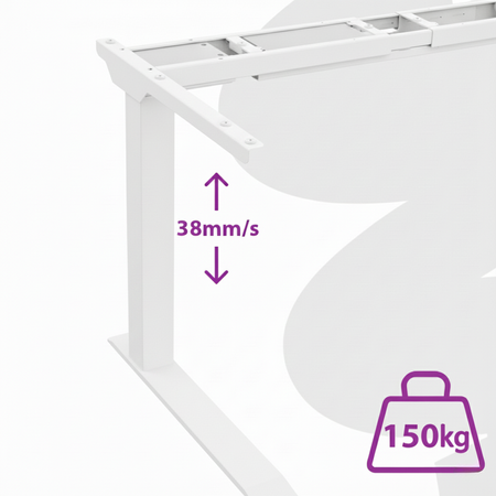 Stelaż biurkowy do biurka Spacetronik SPE-233W