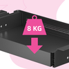 Under-Desk Storage Drawer Standard Black