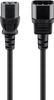 Kabel zasilający (komputerowy) IEC C13 - C14 Goobay czarny 2m