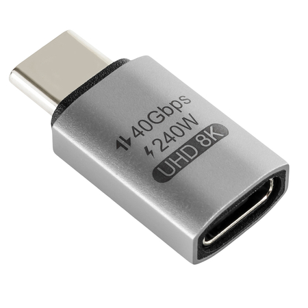 Adapter wtyk USB-C na gniazdo USB-C SPU-A33 240W - zdjęcie 2