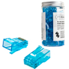 Wtyk sieciowy Pass Through RJ45 przelotowy niebieski CAT 6 UTP PT-RJ456UB-1 100szt