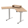 Biurko narożne regulowane SPEL112WL  Spacetronik 120x50 cm jasnedrewno