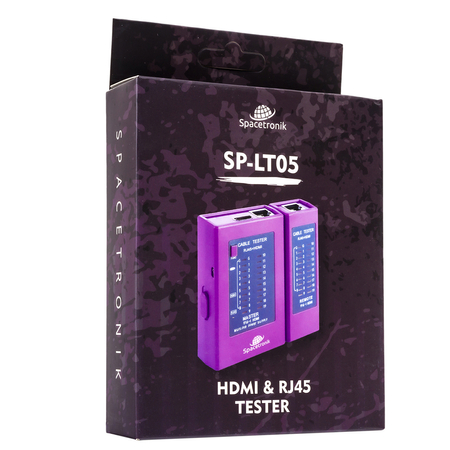 Tester HDMI i kabli sieciowych RJ45 Spacetronik SP-LT05