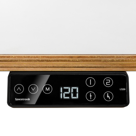 Biurko elektryczne 160x80 Vegard Spacetronik SPE-P253BW