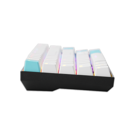 Klawiatura mechaniczna Delux KM36 RGB biało-nieb.