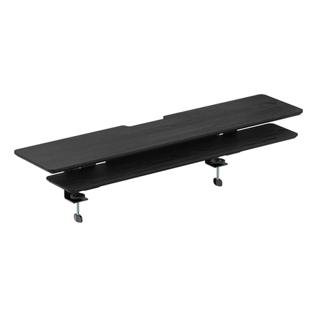 Dwuczęściowa półka nad biurko HUGEL15 Czarna Outlet B