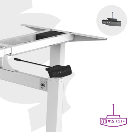 Elektrischer Schreibtischständer Spacetronik SPE-303VW