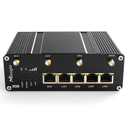 Router przemysłowy Milesight 4G LTE POE WiFi 10/100 Mbit MIL-UR35-L04EU-G-P-W