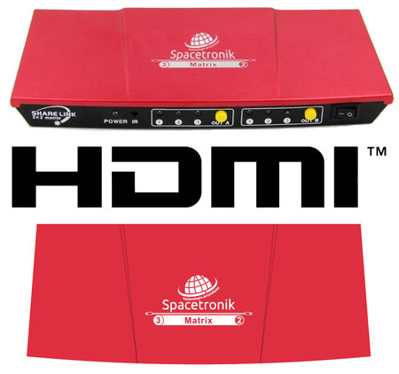 Matrix HDMI-Verlängerung 3/2 Spacetronik SPH-M32EHQ