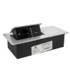 OUTLET Wpuszczane gniazdo meblowe Spacetronik SPS-D14S V2 z ładowarką indukcyjną