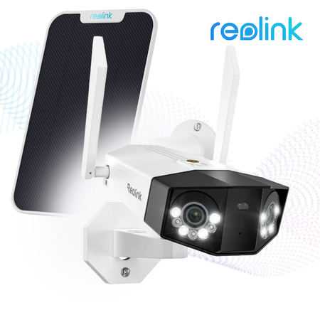 Kamera z panelem solarnym-W 8MP Reolink Duo 2 WiFi Outlet A+