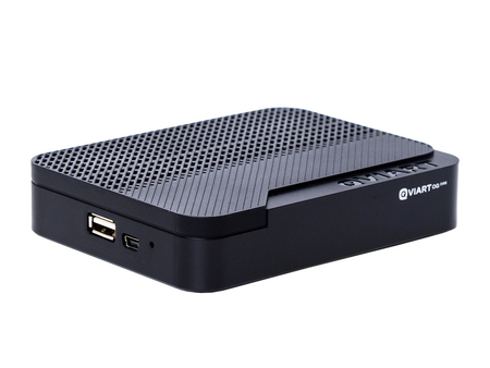 Tuner IPTV Qviart OG3Ws SAT DVB-S2 Linux OTT QTV Online TV Xtream M3U