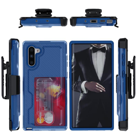 Etui Iron Armor 3 Samsung Galaxy Note10 niebieski - zdjęcie 2