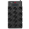Listwa zasilająca 13xAC 4xUSB 2xUSB-C