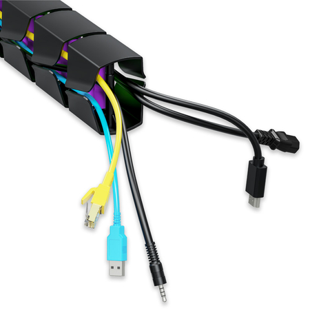 Wąż kablowy Spacetronik SPK-132BP czarny