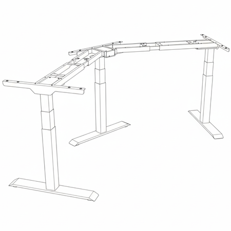 Stelaż regulowany elektrycznie 120 stopni Spacetronik SPE-323TB