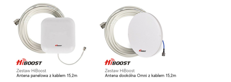 Zestaw Repeater GSM/3G HiBoost Hi20-EW 2 pasma