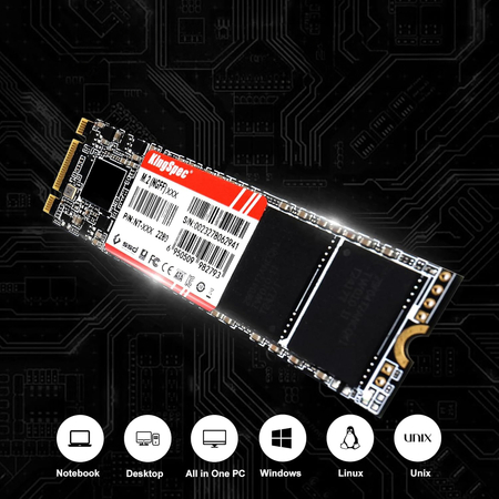 Dysk SSD KingSpec 1TB M.2 SATA III 2280 NAND NGFF - zdjęcie 2
