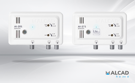 Wzmacniacz telewizyjny szerokopasmowy AI-271 1we/2wy LTE700