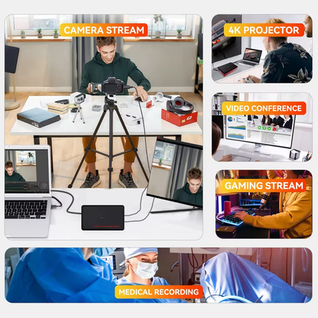 Grabber HDMI 4K60 USB3.0 EZCAP 371L GameLink U3