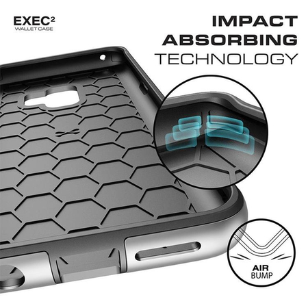 Etui Exec 2 Samsung Galaxy S9 silber