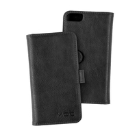 MOC Phone Wallet Klettverschluss-Geldbörse Schwarz
