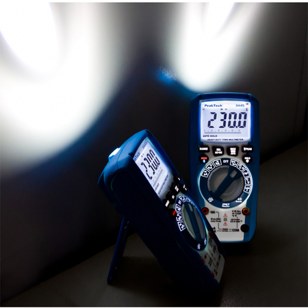 PeakTech 3443 LED-LCD-Digital-Multimeter IP67