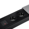 Wytrzymały uchwyt do 2 monitorów VESA 17”-35” Spacetronik SPA-S120B z wejściami USB OUTLET