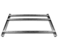 Rahmen D47 für 2 Netzteile und 8 ALCAD SP-245 Module