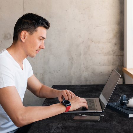 Blat do biurka uniwersalny 120x80 BETON CIEMNY