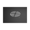 Szafa RACK 19'' 6U 350mm CZARNA Szklane drzwi