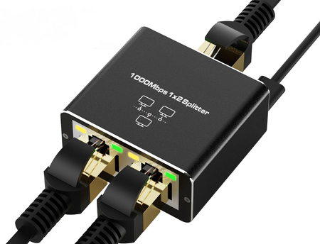 RJ45 1 auf 2 Netzwerkverteiler SP-LC22