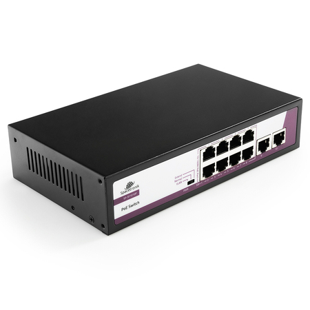 SWITCH 10-portowy 100Mbps POE 120W SP-SF1010P
