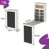 Einziehbarer 2-in-1-Wandtisch von Funky Furniture