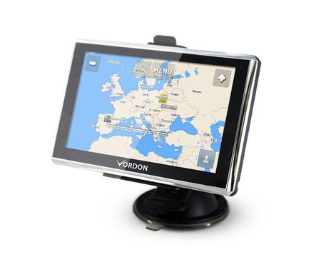 Nawigacja GPS VORDON 5" V2 Europa, 4GB, FM z kamerą