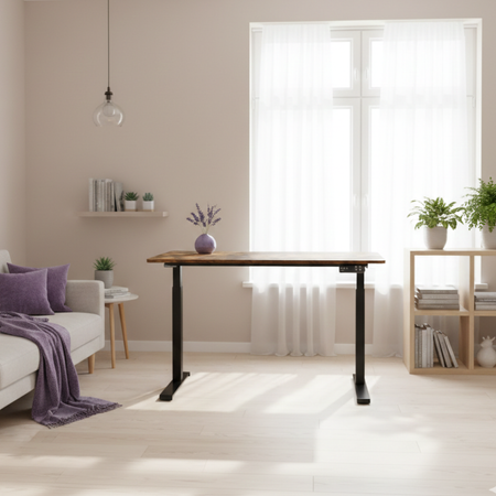 Biurko elektryczne Spacetronik SPE-152B 180×75 cm Brąz Rustic