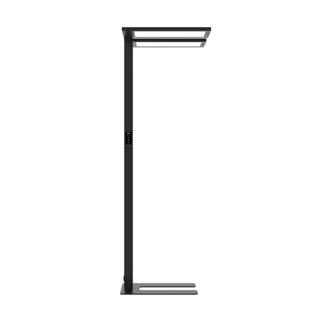 Podwójna lampa stojąca biurowa GLOW D24 Czarna