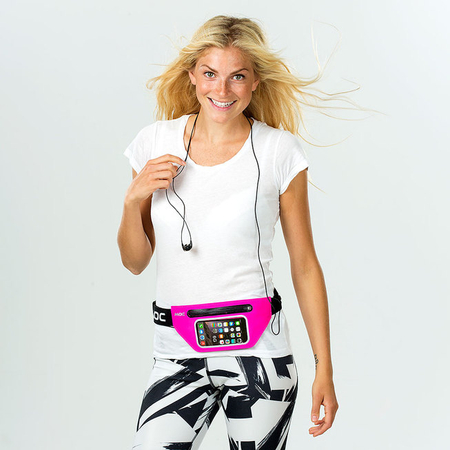 Sportowa saszetka nerka na telefon MOC Waist Bag blue