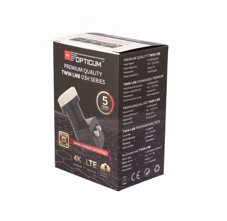 LNB TWIN OPTICUM RED 03H PREMIUM Konverter
