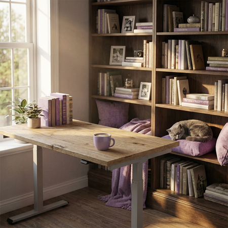 Biurko elektryczne stelaż Spacetronik SPE-114RG (szary)