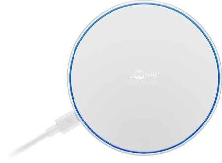 Ładowarka indukcyjna Goobay 10W QuickCharge BIAŁA