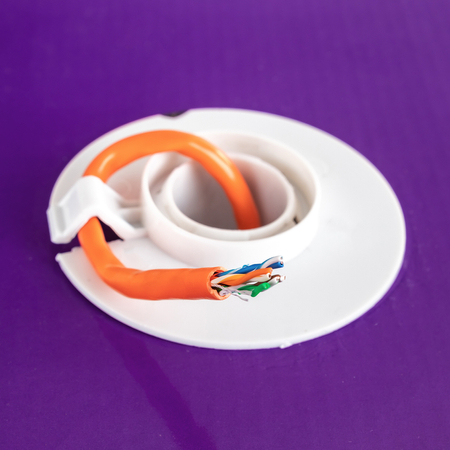 Skrętka kabel LAN PoE CAT5e U/UTP AWG 24/1 Spacetronik 305m