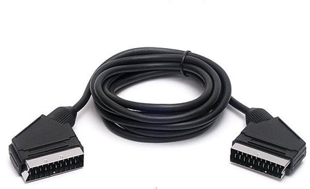 Kabel euro-euro, scart 21 pin 3,0 mb.