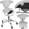 Ergonomiczny hoker regulowany SELLA biały
