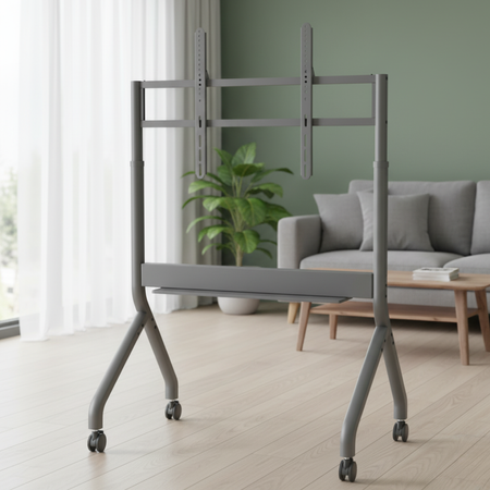 Mobilny Stojak TV SPET05G z Elektryczną Regulacją dla Ekranów 55–90 cali - zdjęcie 2