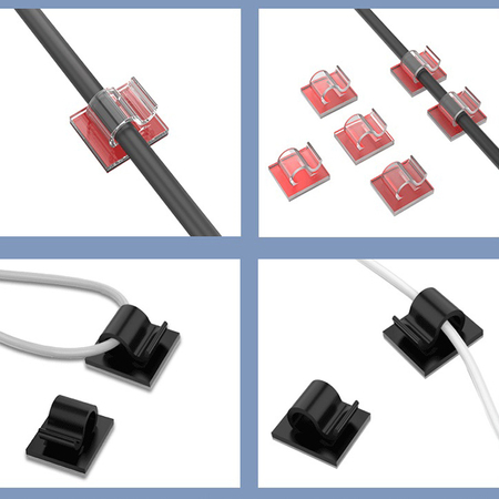 Uchwyty kablowe 10 sztuk SPM-T02