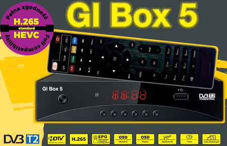 Tuner DVB-T2/C naziemnej i kablowej TV EDISION ΝΑΝΟ (wiwa mini) T265